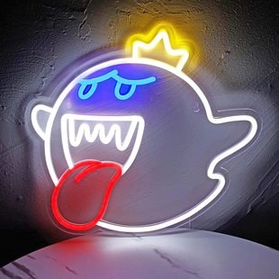 Cross Border Neon Led Neon Light with Dimmable Switch Game Neon Sign for Children Game Room Manhole