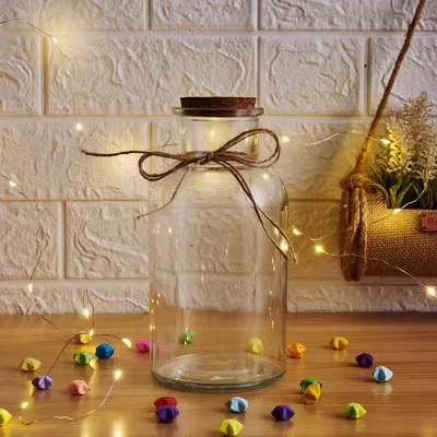 Бутылка, оригами для друга, handmade, подарок на день рождения