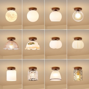 Small Balcony Ceiling Lamp, Entrance Hall, Staircase Corridor, Retro Road, Simple Ceiling Lamp, Antique Chinese Ceiling Lamp