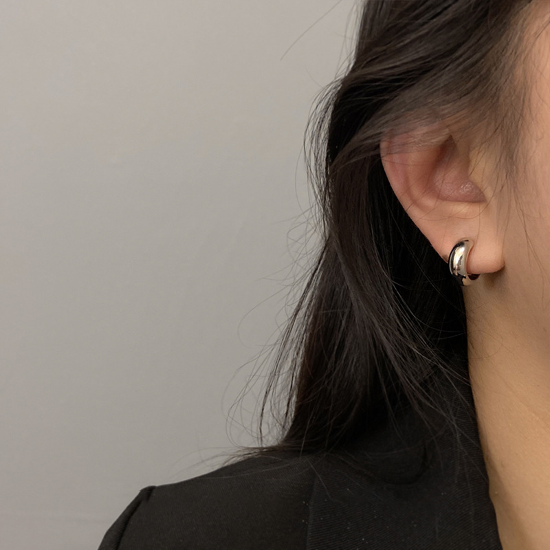 13g Weight Ear Studs Classification 1 Pair Quantity 1 Pair Simple Style Geometric Plating Alloy Ear Studs