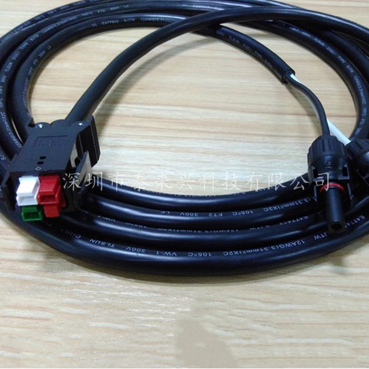 防水阻燃电源线 SJTW 美标美规线材加工可选择 2*12AWG