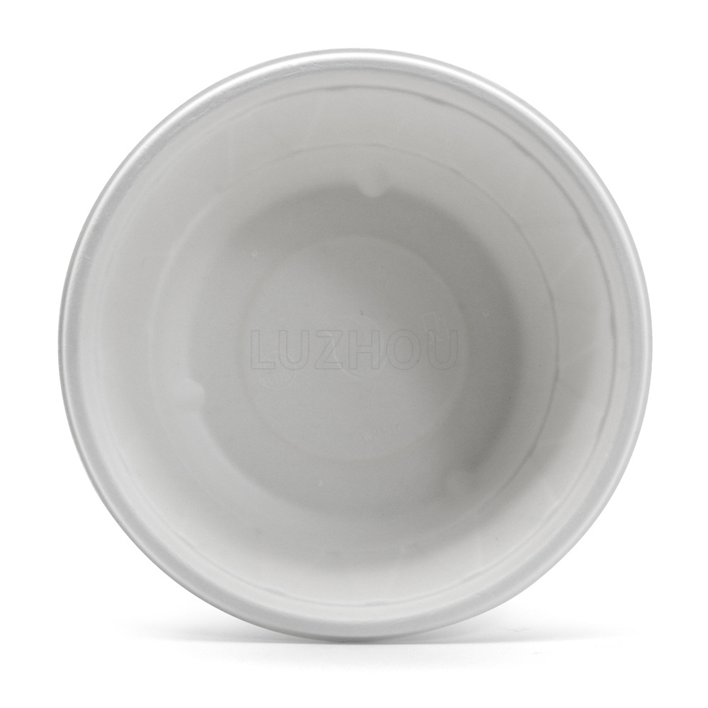 Shaoneng oasis Pulpa de caña de azúcar vajilla desechable 500/700/850/1000ml tazón redondo de diamante degradable