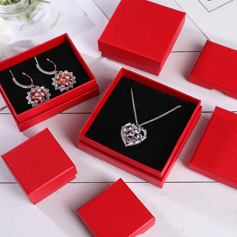 17g Weight Jewelry Boxes Classification 1 Piece Quantity Daily Occasion Solid Color Pattern Fashion Style 1 Piece Fashion Solid Color Paper Jewelry Boxes 6
