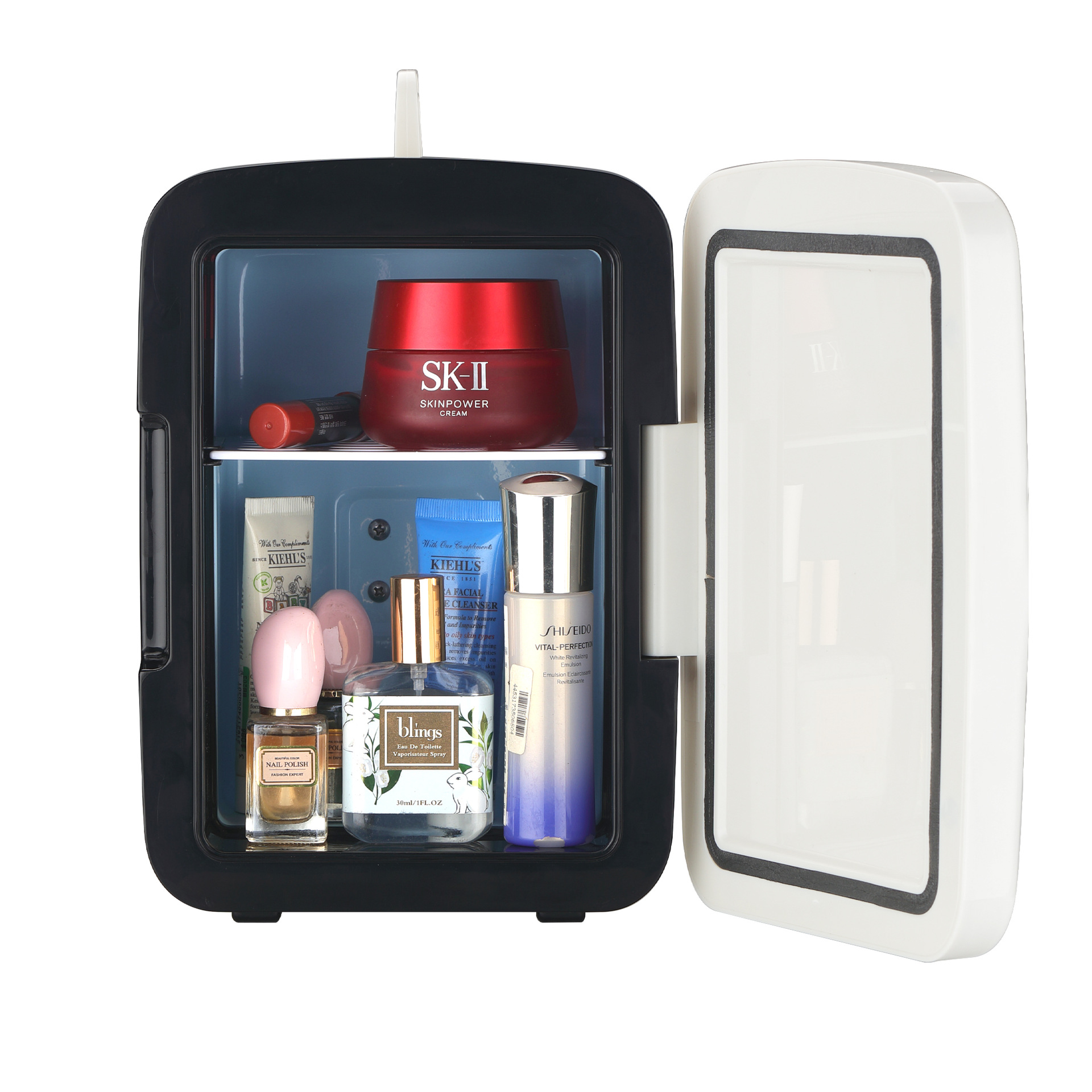 New 4L Mirror-Faced Mini Makeup Refrigerator, Portable Cooling and Heating Box, USB-powered for Home and Car Use