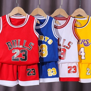 Children's Basketball Uniforms for Boys and Girls, Summer Quick-Drying Sportswear, Small, Medium and Large Kidsren's Basketball Uniforms, Kindergarten Sleeveless Suits