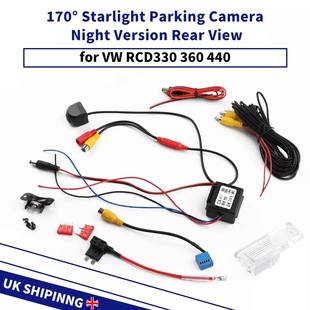 170 ° parking camera night version rear view camera starlight for Volkswagen RCD 330 360 44