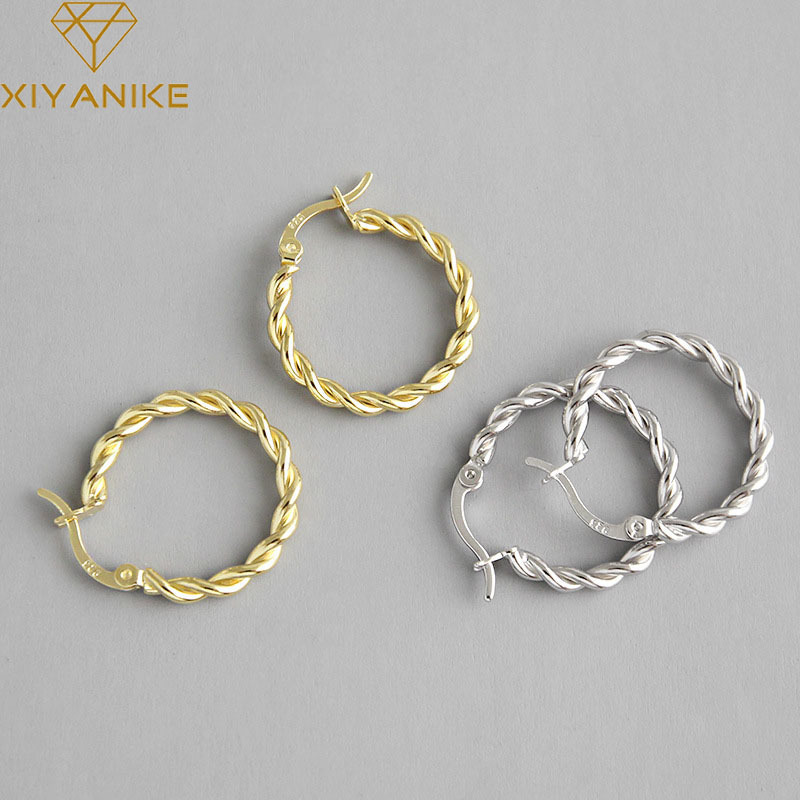 simple twist earrings fashion personality earrings ear bucklepicture2