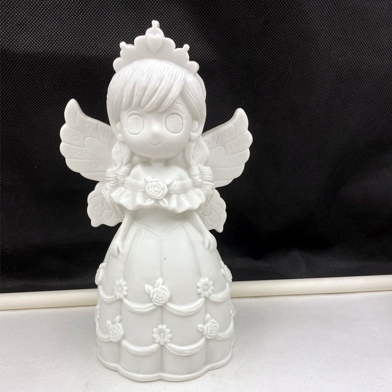 DIY Paintable Doll (Plastic) — Unpainted White Embryo, Multiple Characters, 16–26 cm