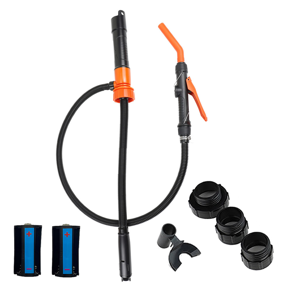 Cross-Border Temu Detachable Electric Water Pump Oil Suction Pipe Portable Electric Oil Pump Self-Driving Gasoline Hose Transfer