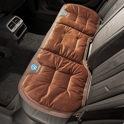 X, Teramont, and Touran Winter — Seat cushion, seat cover - flannel-chestnut-brown-volkswagen-rear-row-1-piece