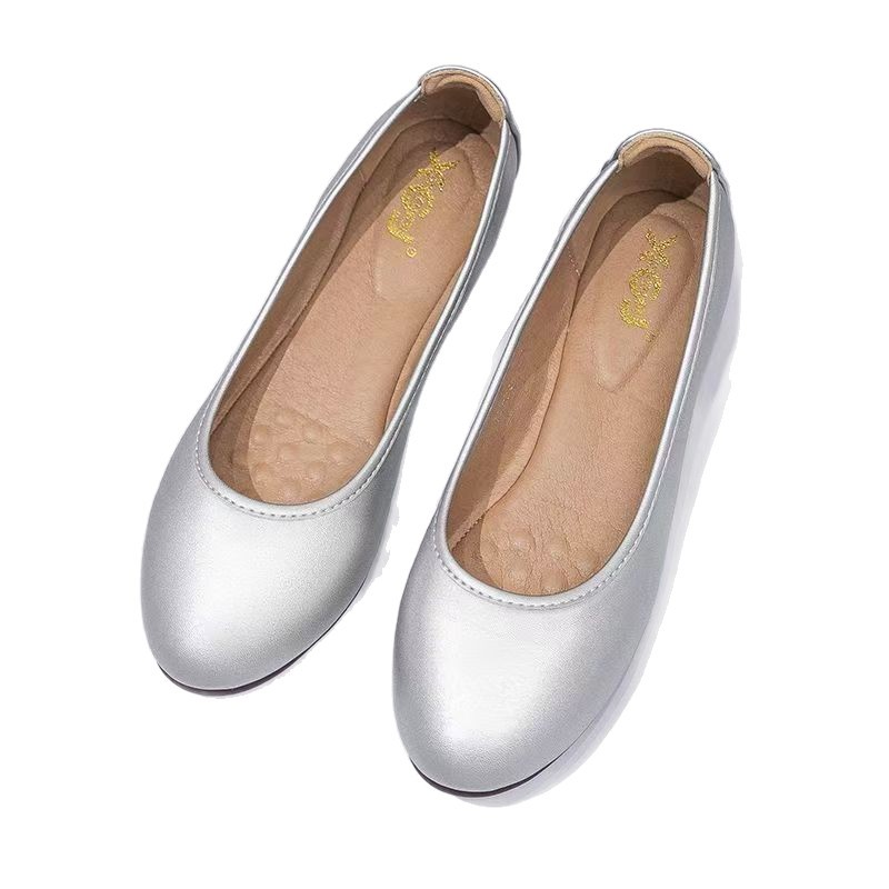 2026 nueva primavera y verano de moda versátil boca superficial suela suave desgaste perezoso un pedazo de moda zapatos de mujer