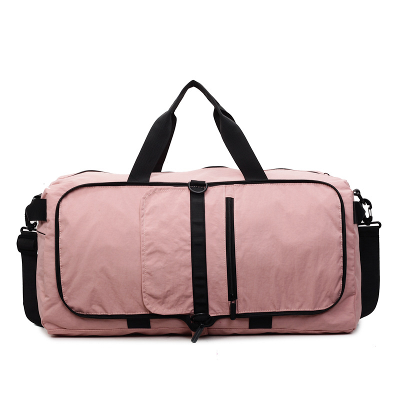 Bolsa de equipaje de viaje transfronteriza de gran capacidad plegable con almacenamiento de zapatos separación seca y húmeda bolsa de yoga bolsa deportiva ocio bolsa de fitness