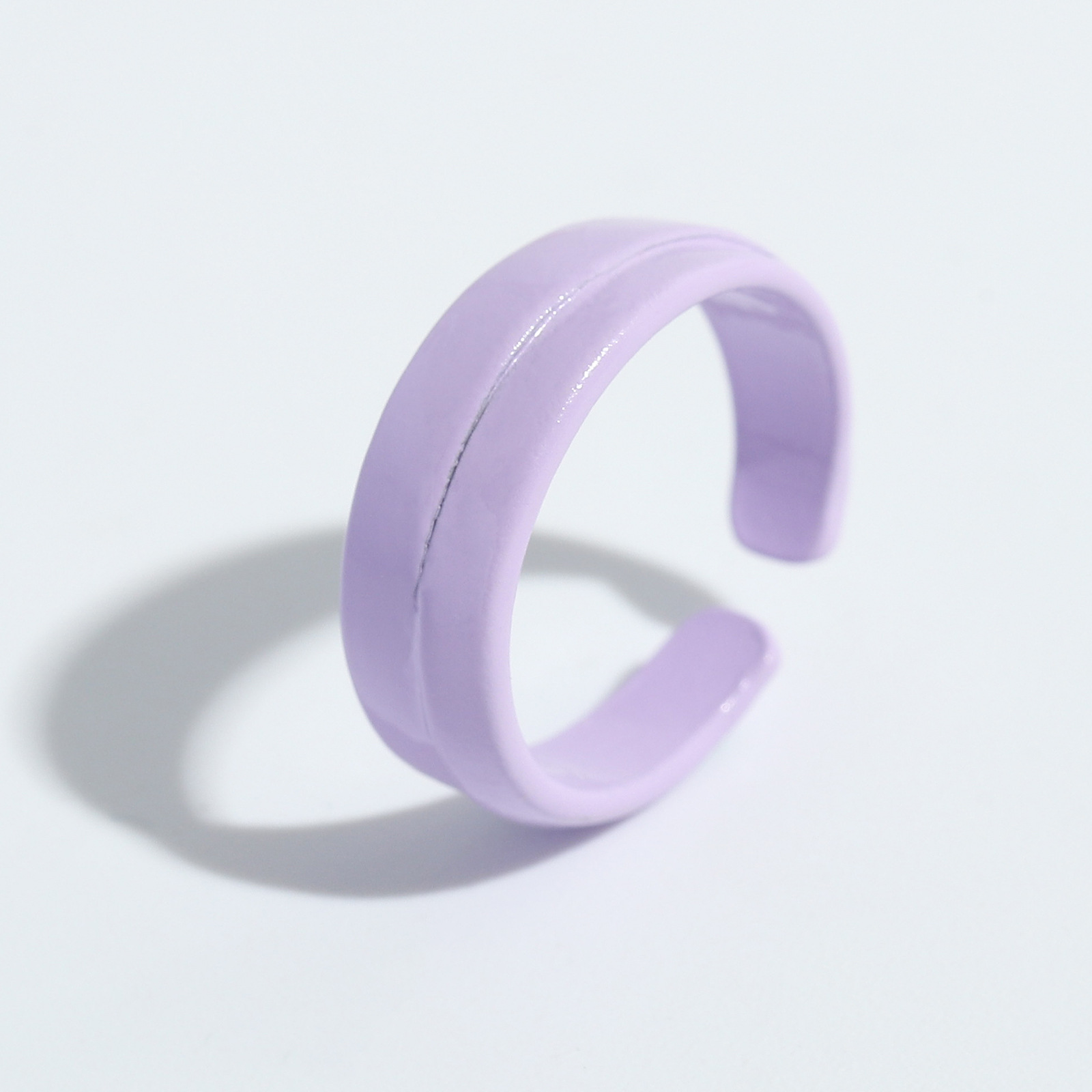 Punk Solid Color Open Ring display picture 17