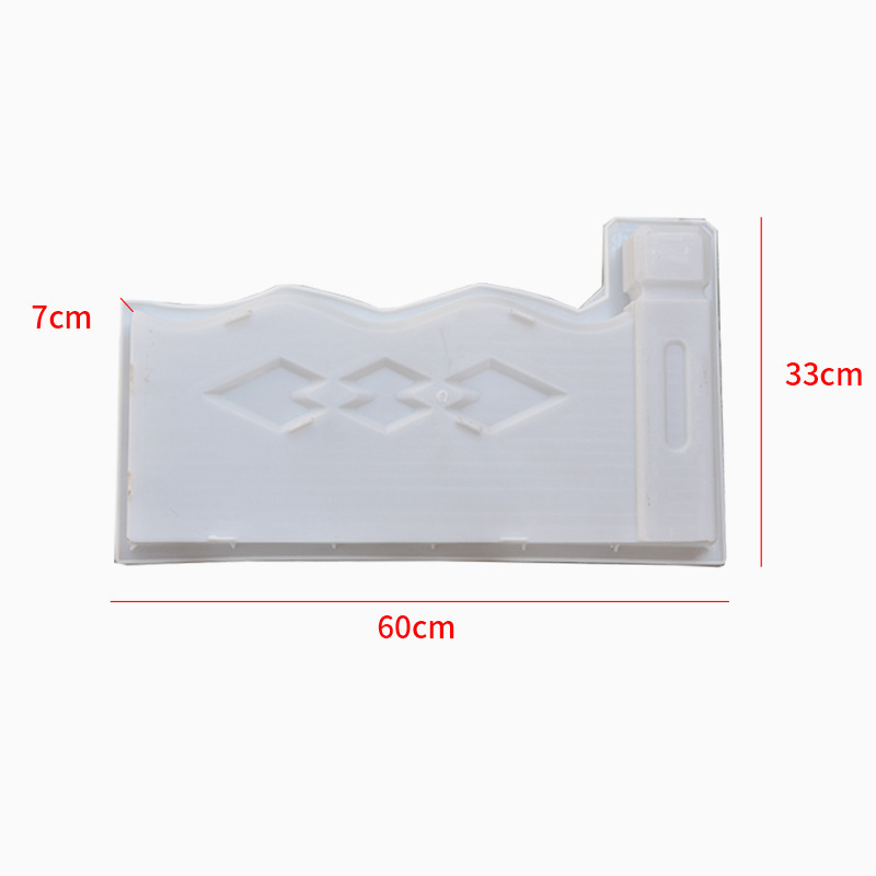 Césped Piscina de flores Molde de ladrillos Parque macizo de flores Molde de moldeo por inyección Molde de cercas de macizo de flores Molde plástico de ladrillo de estanque de flores