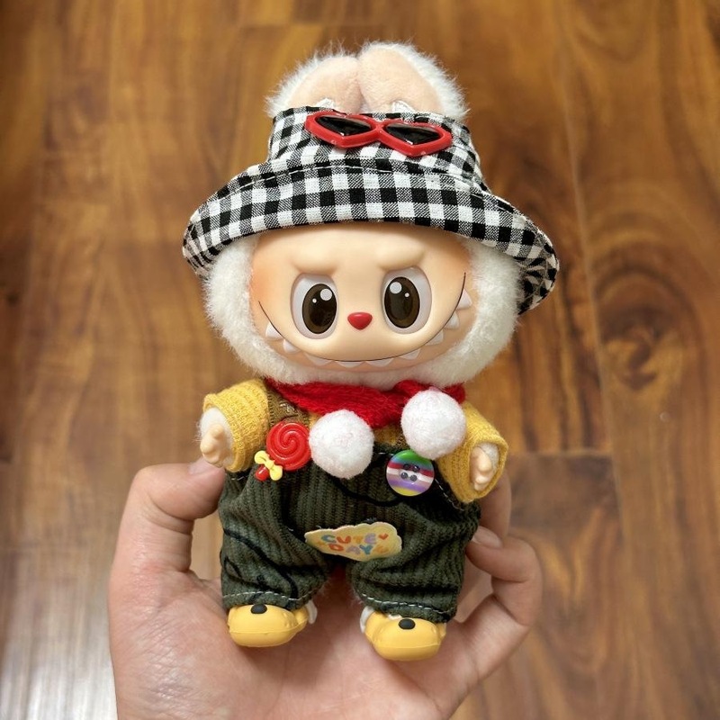 仅衣服适用于17cmlabubu玩具娃娃毛绒公仔等可穿衣服换装着替服装|undefined