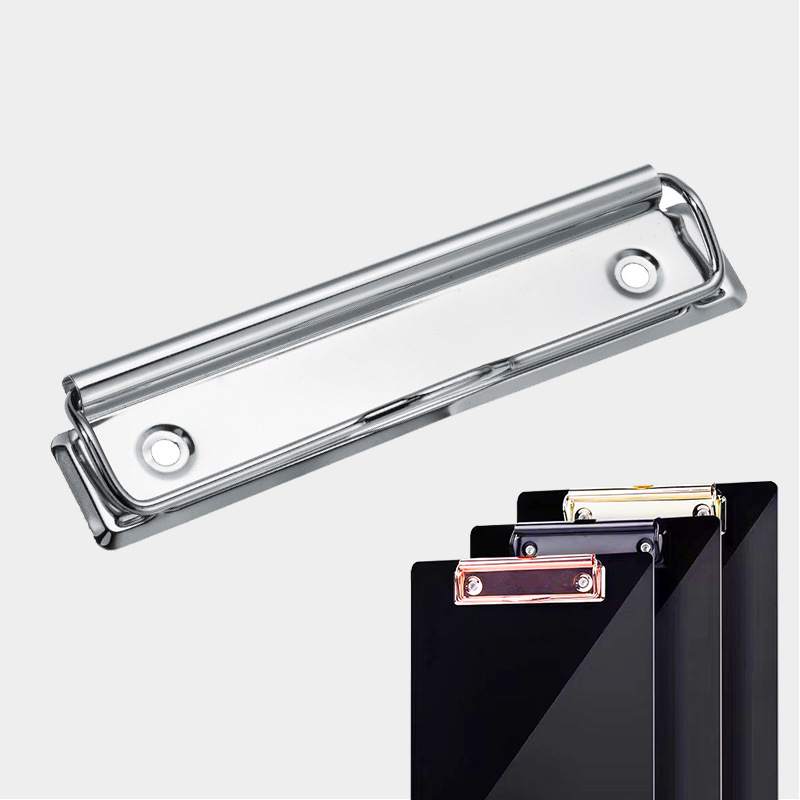 12cm metal multifuncional a4a5 cartón de papel elástico cartón carpeta de oficina accesorios de hardware papelería clip