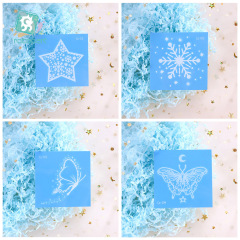 新款跨境貨源防水花朵紋身貼 小清新白色紋身貼一次性貼紙 tattoo