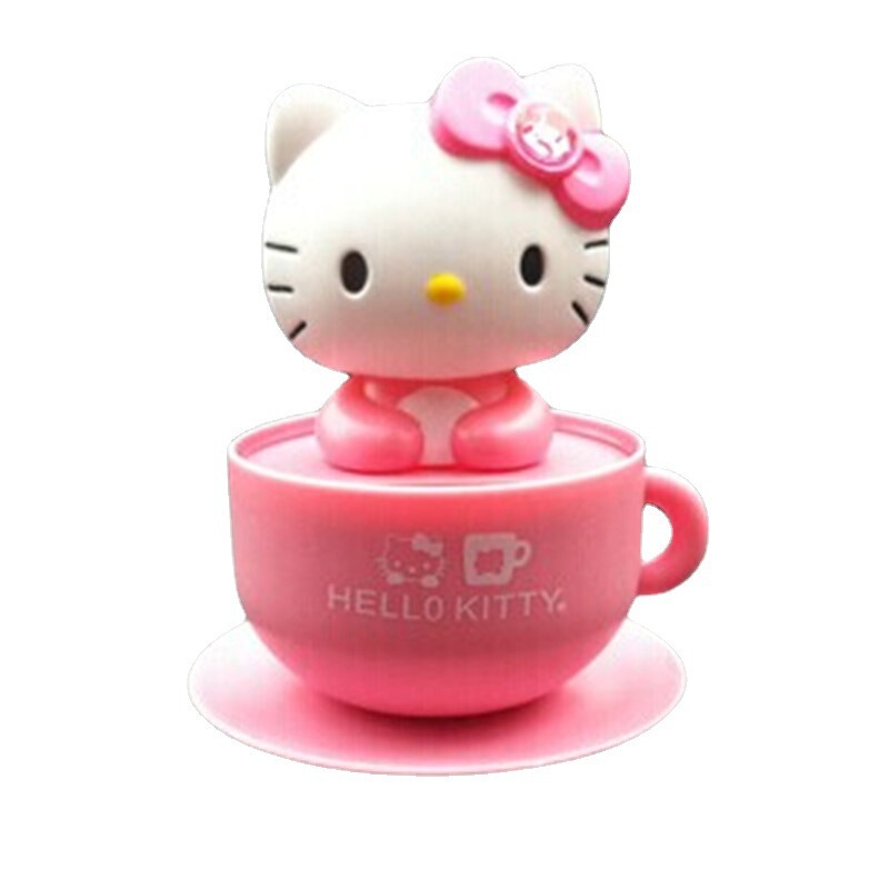 ソーラー人形 リラックマ カー用品 車の装飾品 かわいい首振りコーヒーカップ人形装飾 KT|undefined