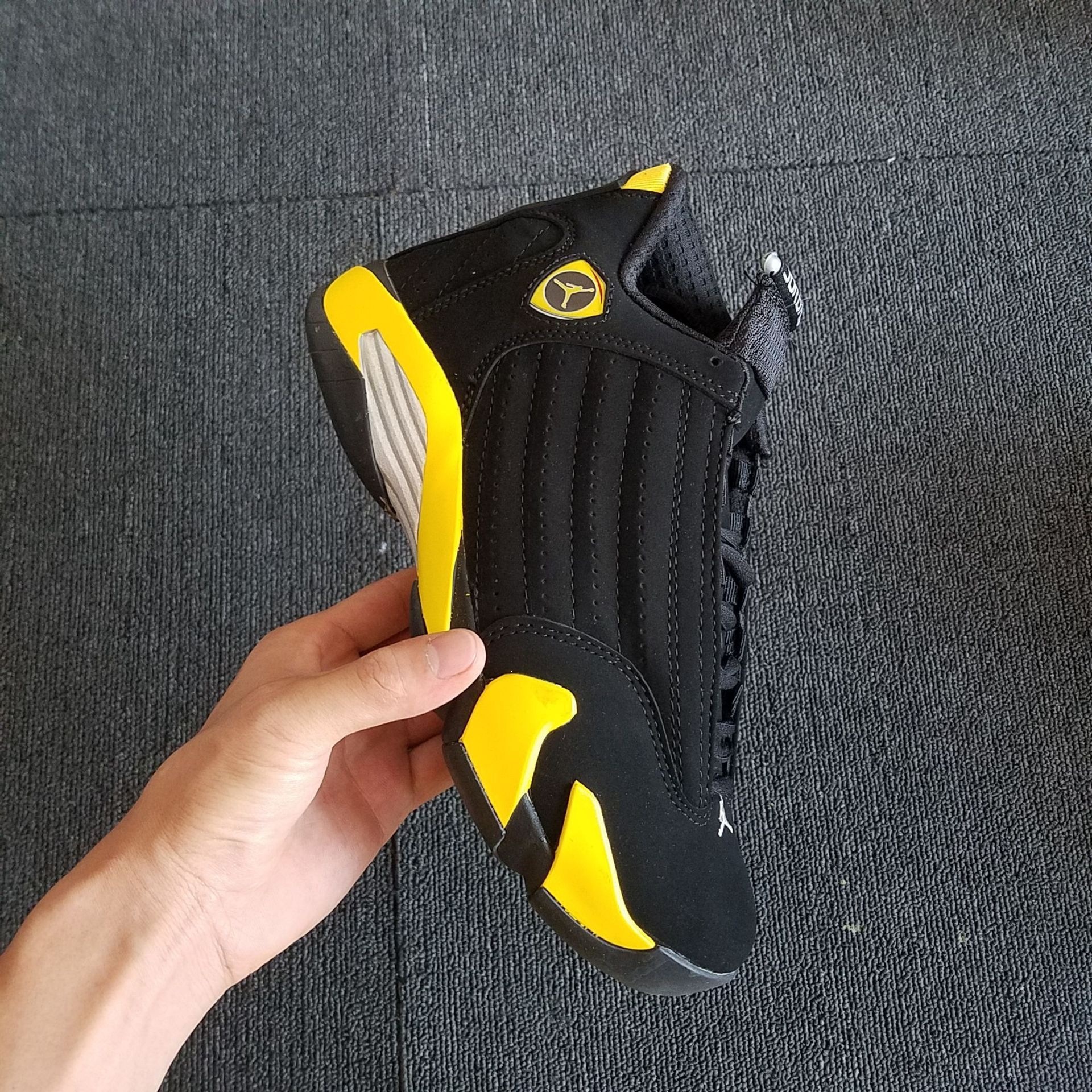 Zapatos de baloncesto puros original aj14 Joe14 rojo Ferrari retro versátil zapatos deportivos para hombres y mujeres