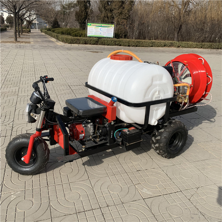 三轮驾乘式果园药机300升自走式果树灭虫喷药机葡萄园风送喷雾机