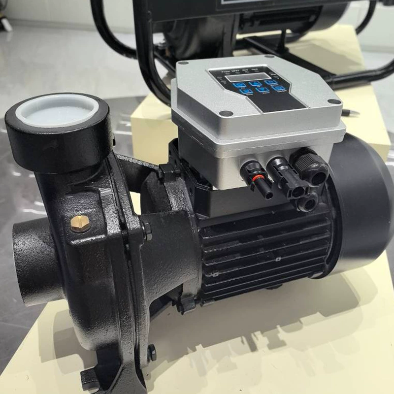 2-дюймовый постоянный ток бесщеточный большой расход 48v145v внешний контроллер домашнего насоса самовсасывающего грунта солнечной воды