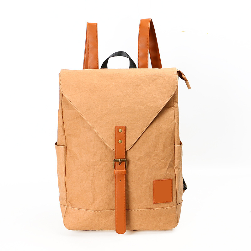 Designer Original Kraft Paper Backpack Korean Style Waterproof Cowhide Backpack Fashion Student Computer Bag School Bag Designer Original Kraft Paper Backpack Korean Style Waterproof Cowhide Backpack Fashion Student Computer Bag School Bag