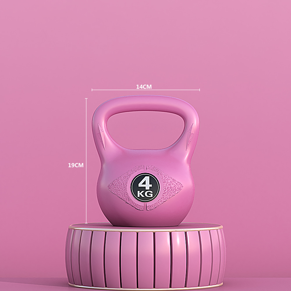 Kettlebell mujer fitness casa color sentadilla levantamiento de cadera sólido hombres kettlebell entrenamiento brazo comercial olla elevación al por mayor