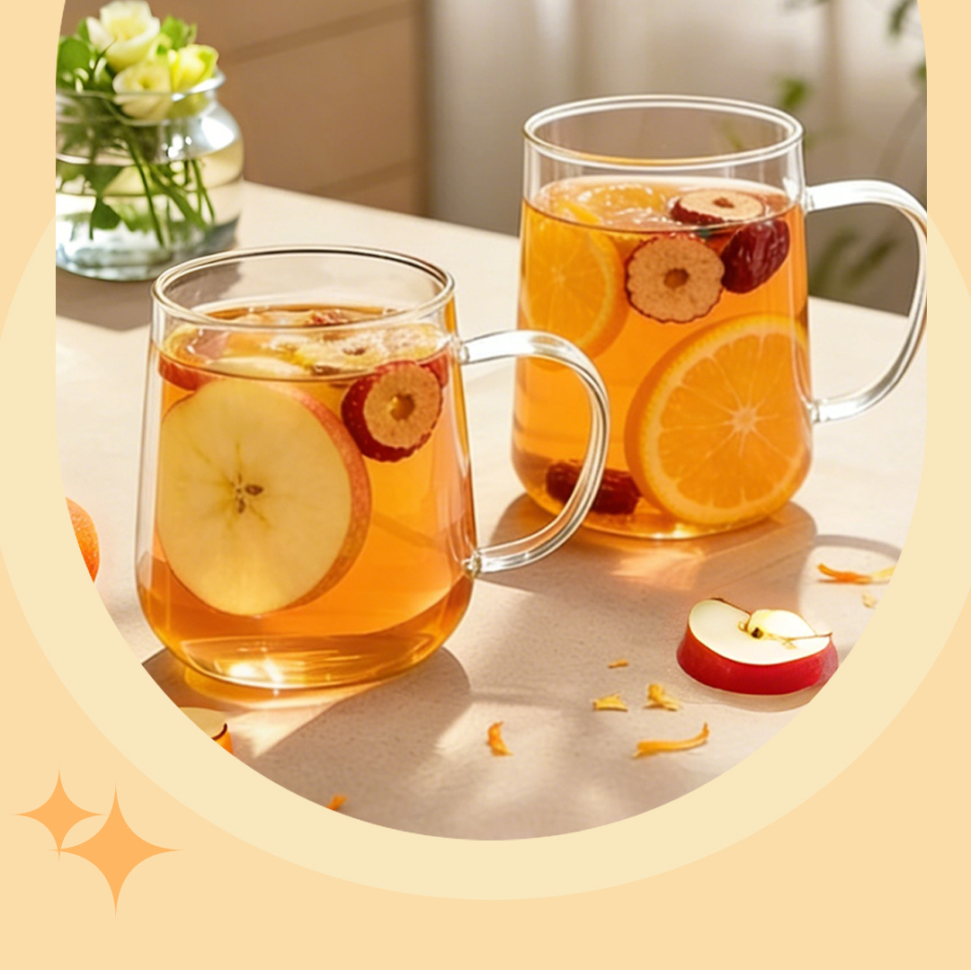 Apple Hawthorn Hot Orange Fruit Tea 100g Box Sugar Free Freeze Dried Herbal Tea 5 Sachets quality and texture
