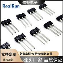 2.54mm*3.0mm�A���ĸ ���ņ���ֱ��Ӹ� ��L14.4mm 1*3P