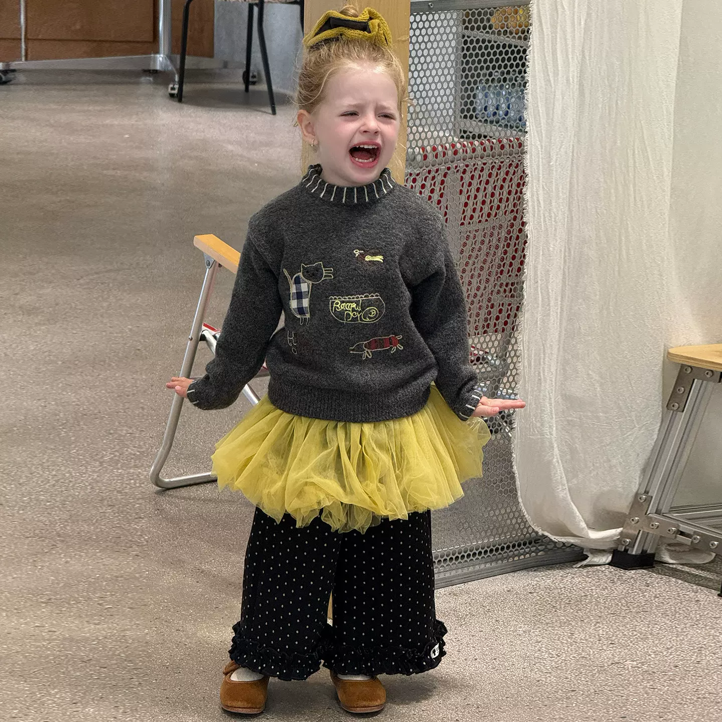 维木童装女童毛衣针织衫冬装2025洋气半高领儿童毛线衣女宝宝衣服