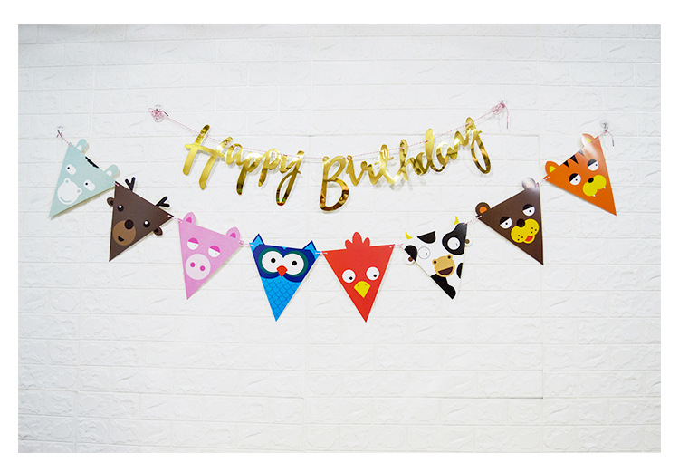 Festbanderoller och triangulära vimplar för skolfester_voghion.com