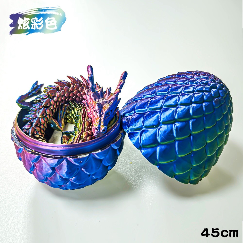 Adorno de Dragón Chino en Impresión 3D de PLA Articulado para Decoración y Regalo