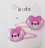 Children's hairgrip, fashionable fresh hair rope, Japanese and Korean, with little bears, Birthday gift