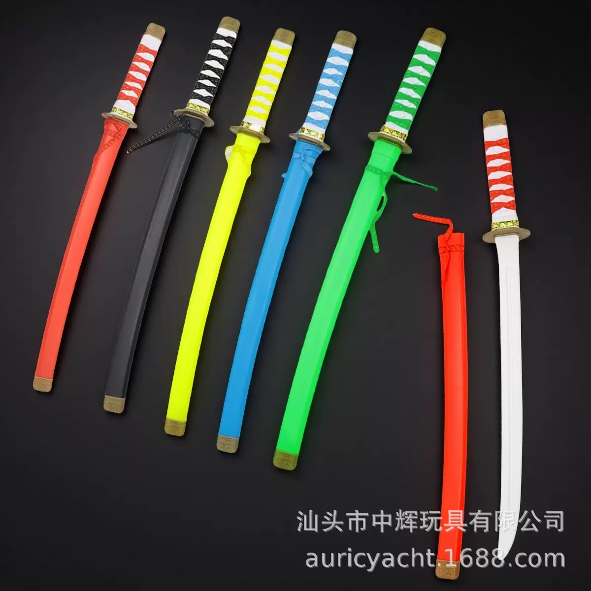 多色混装Ninja玩具儿童武器日本武士忍者刀支持批发跨境热销玩具
