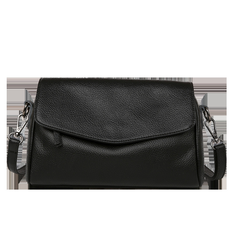 Top Grain Cowhide Small Square Bag For Women 2026 New Fashion Genuine Leather Mother's Bag Crossbody Large Capacity Single Shoulder Pillow Bag - Thumbnail 6