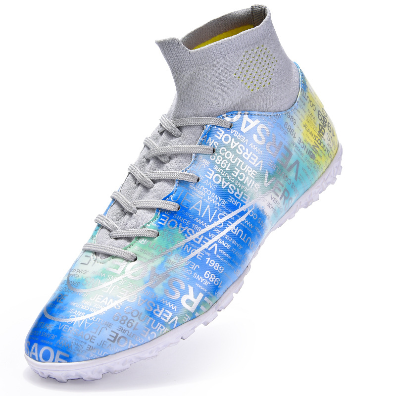 2022 transfronteriza nuevos zapatos de fútbol FGTF de los hombres Transpirable Alto-top largo y corto zapatos de fútbol de uñas moda Comercio Exterior más tamaño 45