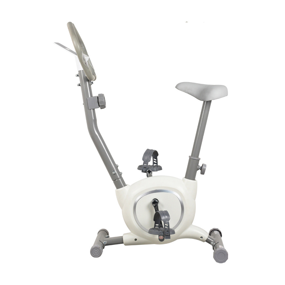 Personalizado productos deportivos de venta caliente magnetic control silencioso bicicleta de ejercicio vertical ocho velocidades de resistencia fija bicicleta de ejercicio