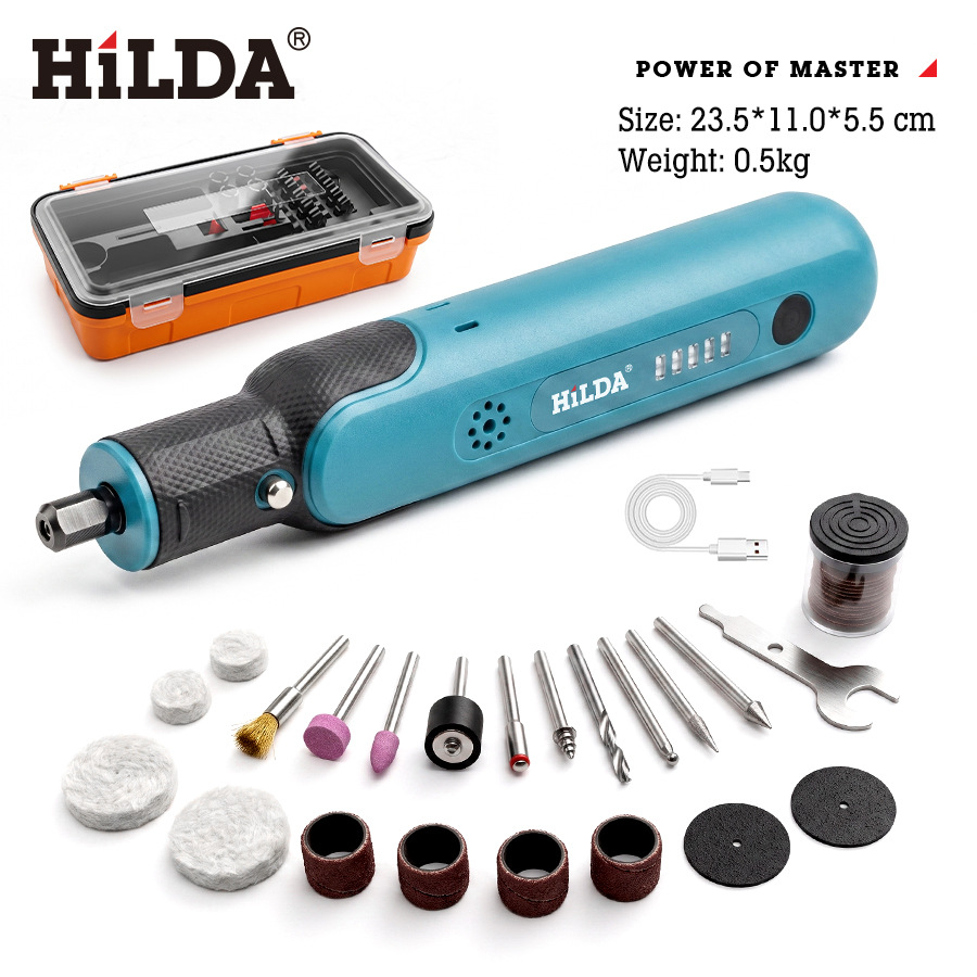 Mini Amoladora Eléctrica Portátil 8V Multifuncional para Corte y Pulido image 5