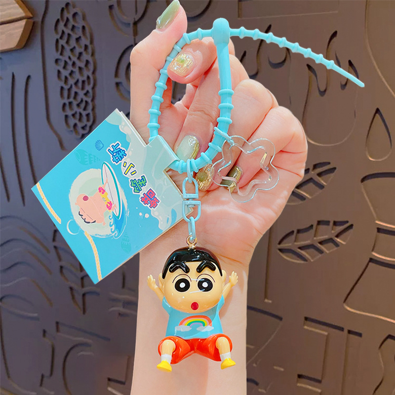 Crayons, rainbow keychain