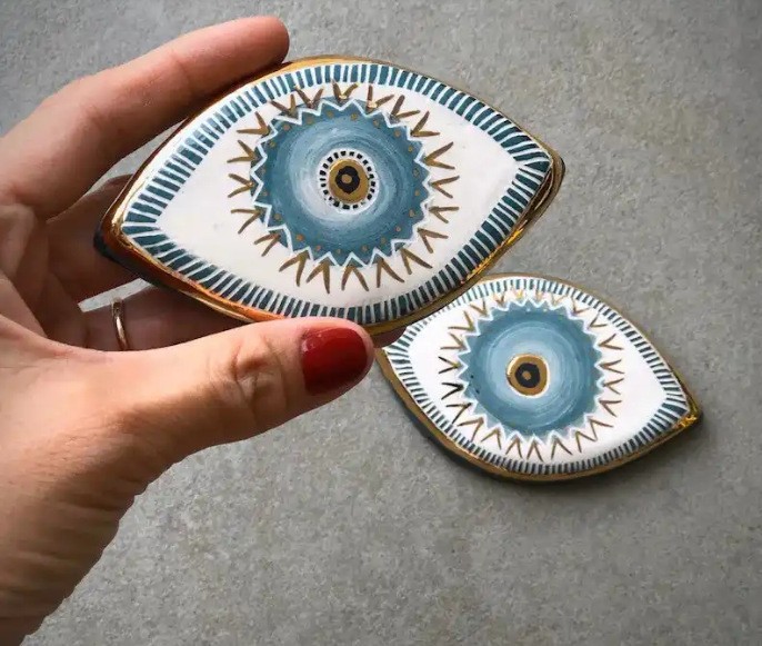 26g Weight Fashion Devil's Eye Arylic Pendant