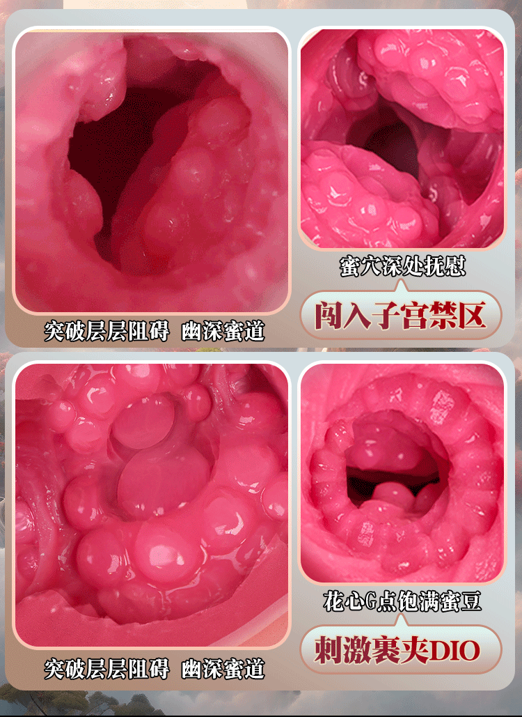 Jiuai Xiyu Series Men’s Simulated Vaginal Buttocks Masturbator, TPE, Manual, Flesh — detail image 8