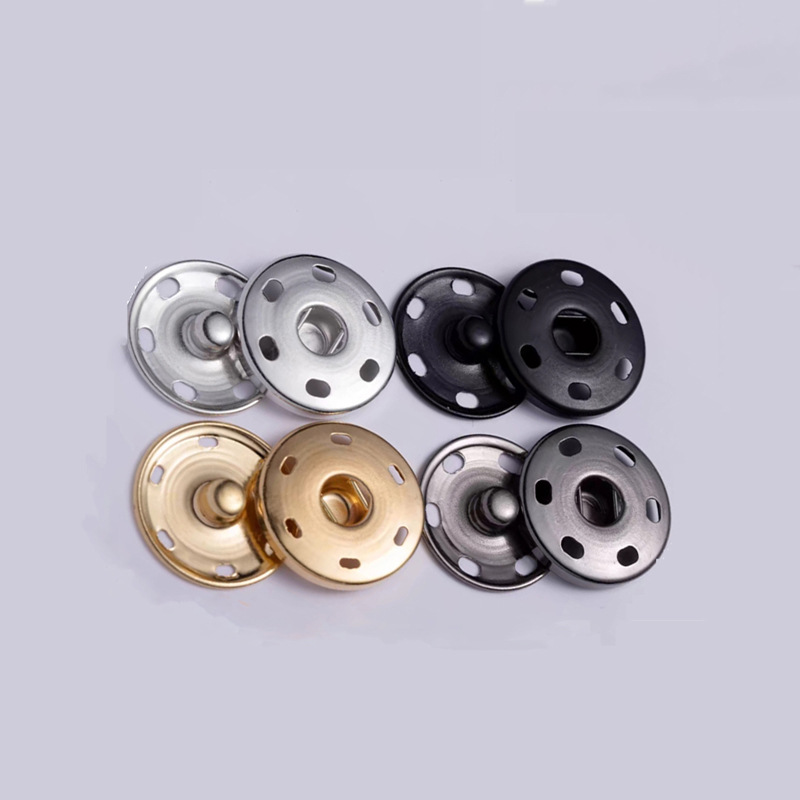 金属揿扣手缝按扣隐形暗扣纽扣衣服防走光衬衫扣子揿钮扣批发摁扣