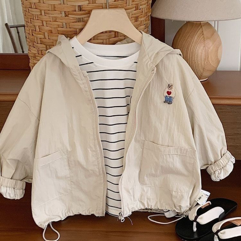 Children's Sun Protection Clothing 2025 Summer Thin Baby Anti-Uv Casual Tops for Small and Medium-Sized Kidsren Lightweight Breathable Jackets