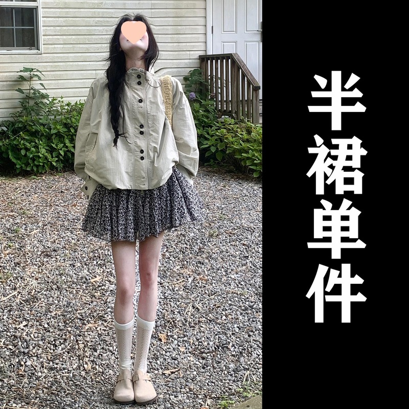 早秋季韩系慵懒chic别致灰色工装短款正肩外套女春秋2025新款爆款|undefined