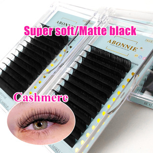 Abonnie Matte Cashmere Eyelash C/D Curl Classic Lash Extensions