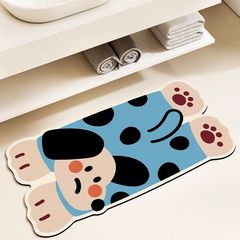 珪藻泥マット漫画スポット子犬トイレ浴室吸水速乾足マット家庭用滑り止め耐汚れマット