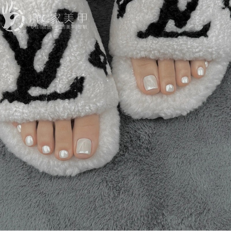 Solid color nail stickers for toes for nails