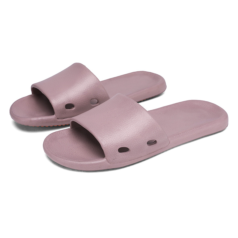 Pisar las pantuflas de mierda mujeres verano interior casa pareja baño plano baño antideslizante sandalias y pantuflas EVA para hombres