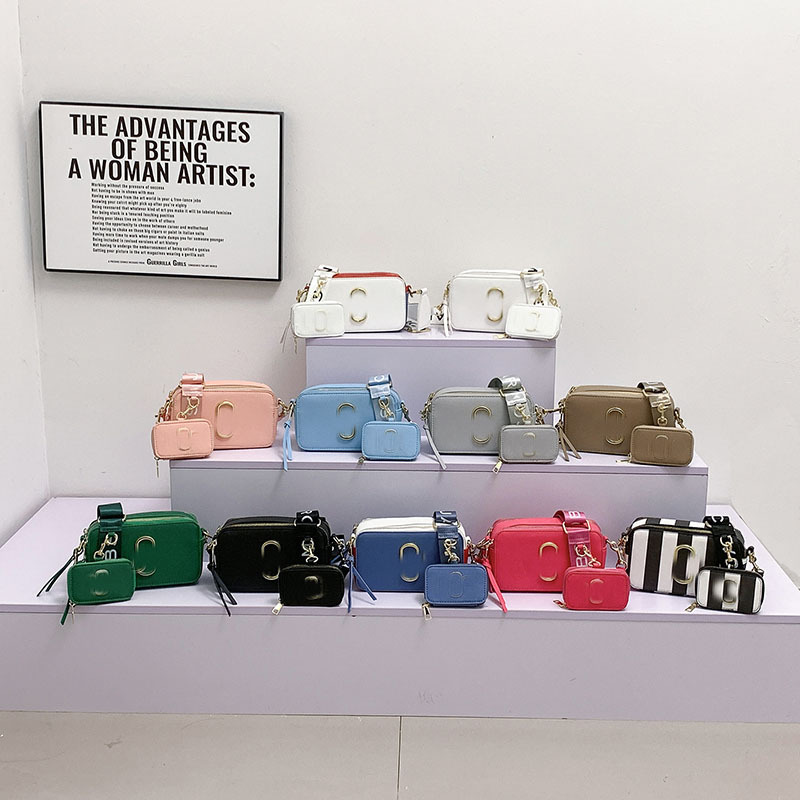2025 bolso de cámara de dos piezas de color de contraste de nuevo estilo transfronterizo bolso de mensajero para mujer de alta calidad