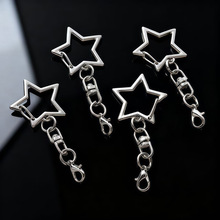 厂家直销五角星挂八字扣DIY饰品配件龙虾扣钥匙扣星星扣玩偶挂扣